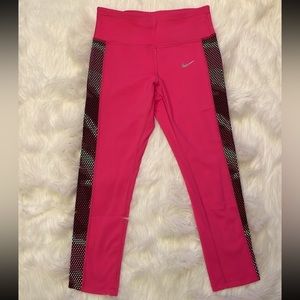 Pink Nike Dri-Fit Capri Pant